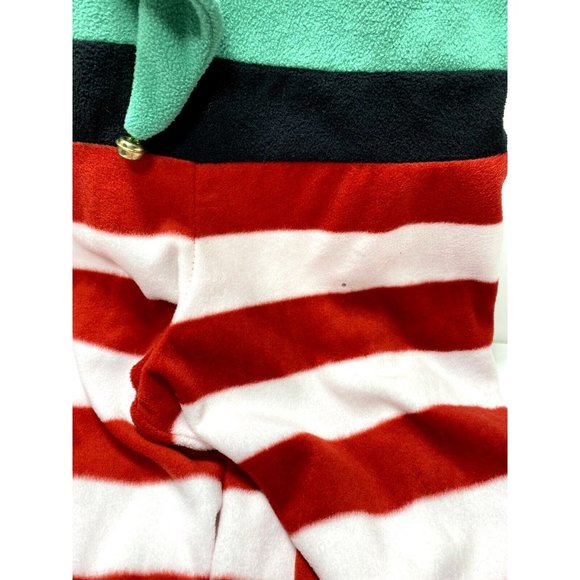 Elf Costume Funzietime Kids Sleep One piece Pj-Elf Warm Dress Up Size 14 Large - Picture 10 of 14